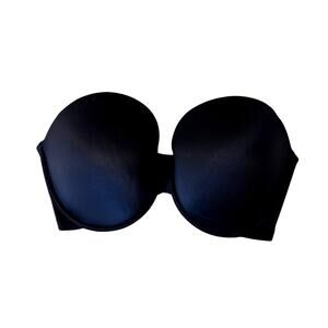 EUC Worn Once Black Strapless Bra 36DDD